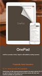 Mobile Screenshot of onepadapp.com